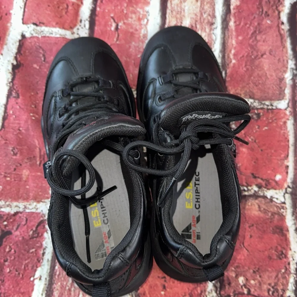 Iron Age E.S.D. Chip-Tec Leather Safety Shoes 7 mw men’s boots